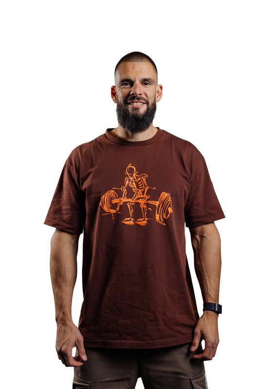 DEADLIFT Bordo Oversized Majica