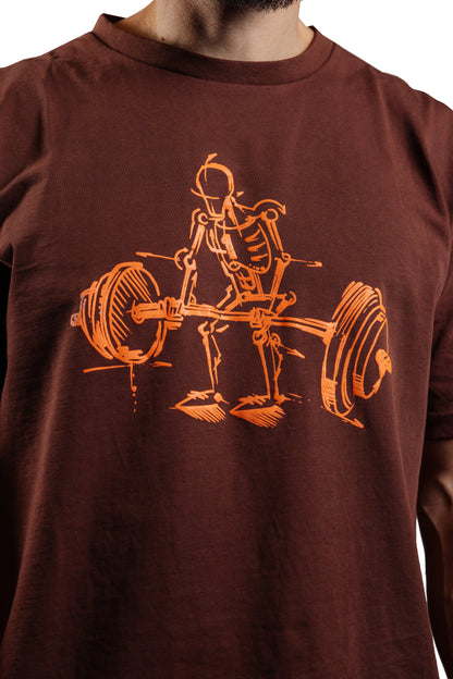 DEADLIFT Bordo Oversized Majica