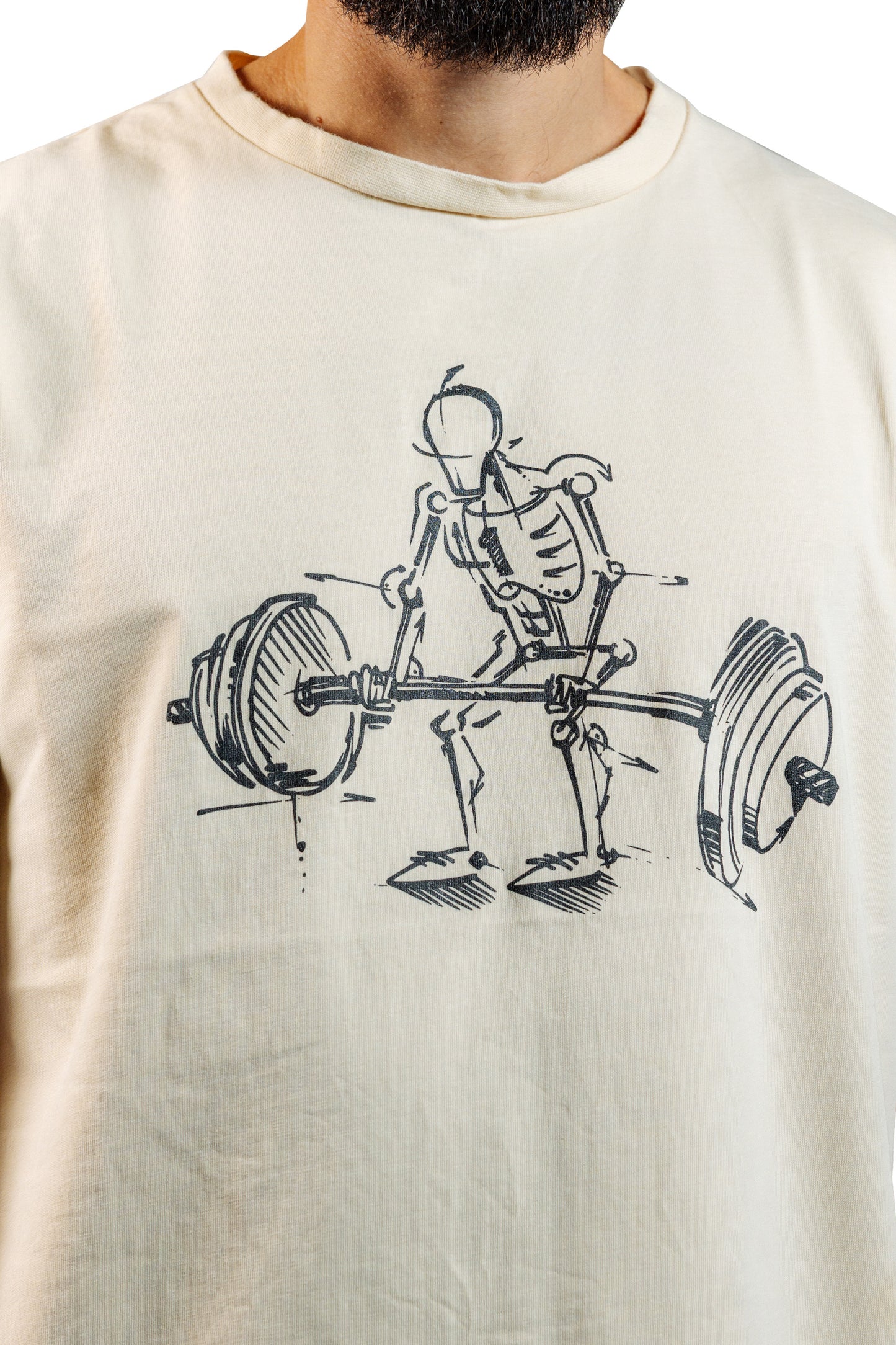 DEADLIFT Krem Oversized Majica