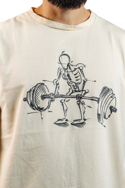DEADLIFT Krem Oversized Majica